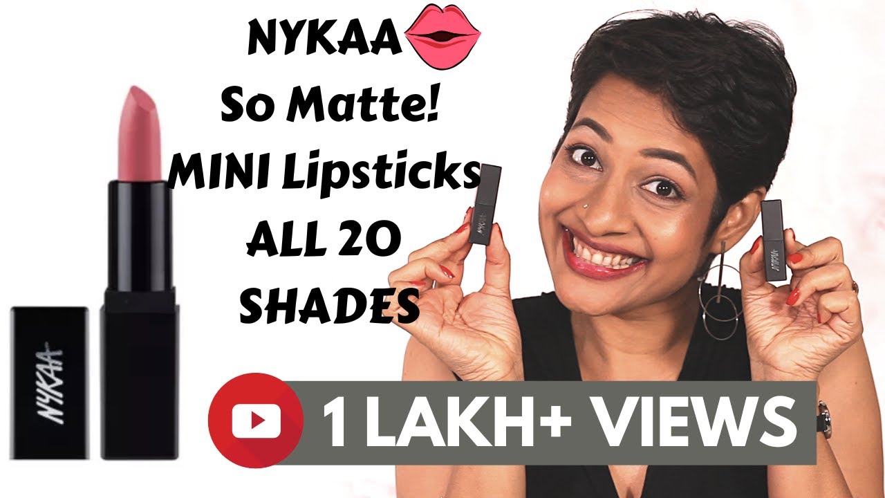 Nykaa So Matte Mini लिपस्टिक - All 20 Shades | JoyGeeks |