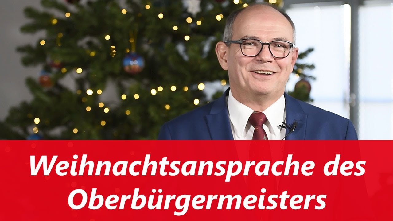 Weihnachtsansprache des Oberb&uuml;rgermeisters der Stadt Gotha 2025