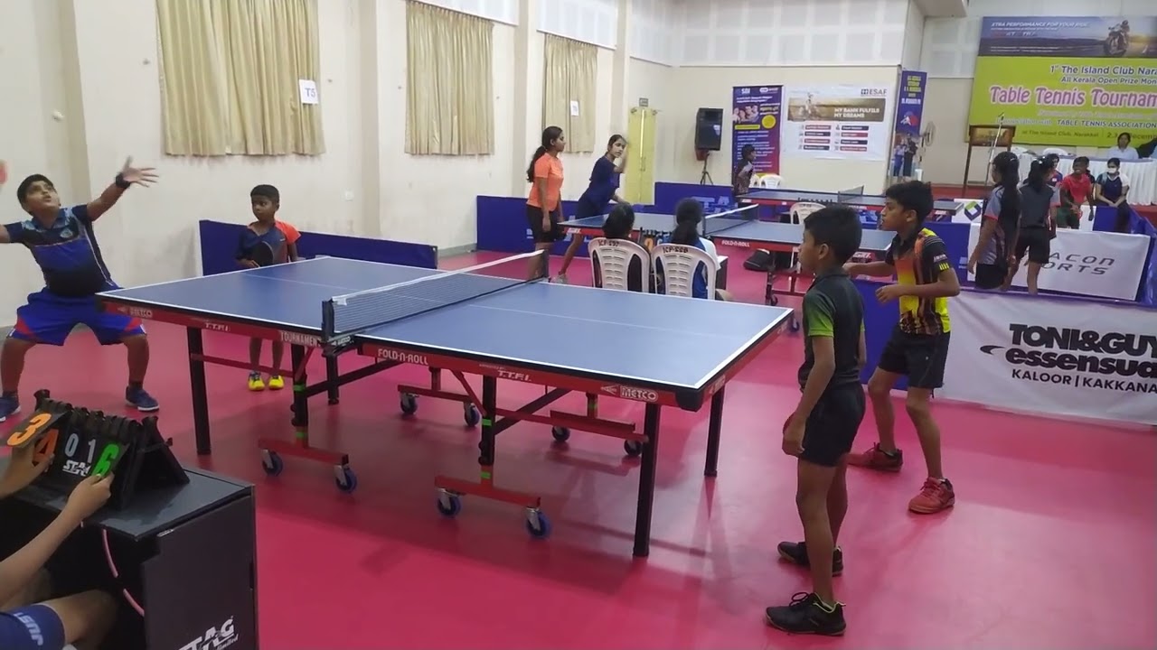 Inter school Table tennis Championship || Doubles match | Junior Boys |Ernakulam| Vypin Island