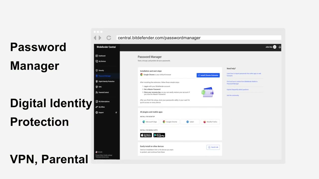 Bitdefender Central - Pr&eacute;sentation et conseils pratiques