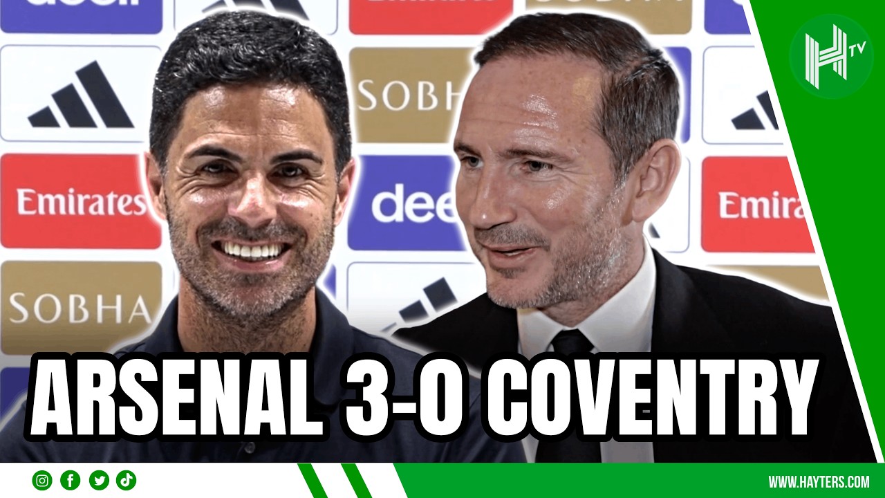 LIVE | Arsenal 3-0 Coventry | Arteta & Lampard