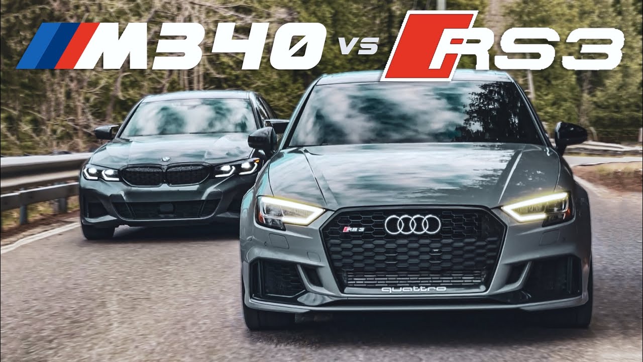 Противостояние BMW M340i и Audi RS3: сможет ли M Lite тягаться с RS? Битва 4-дверных спорткаров! ...