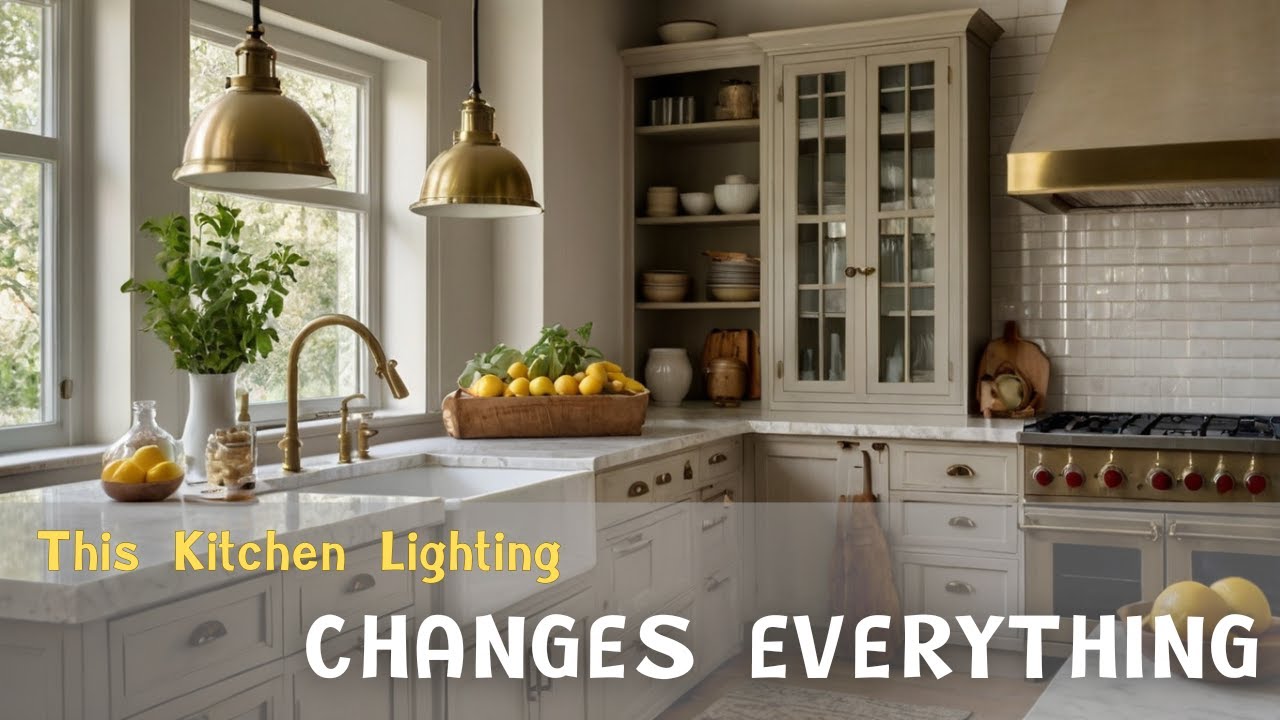 Modern Rustic Kitchen Lighting Ideas | Best Ways to Transform Your English Kitchen