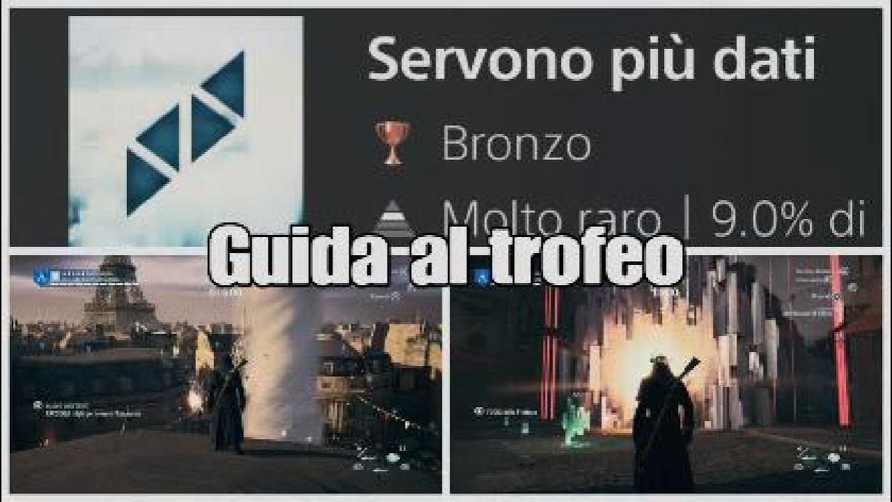Assassin's Creed Unity guida al trofeo Servono più dati ITA