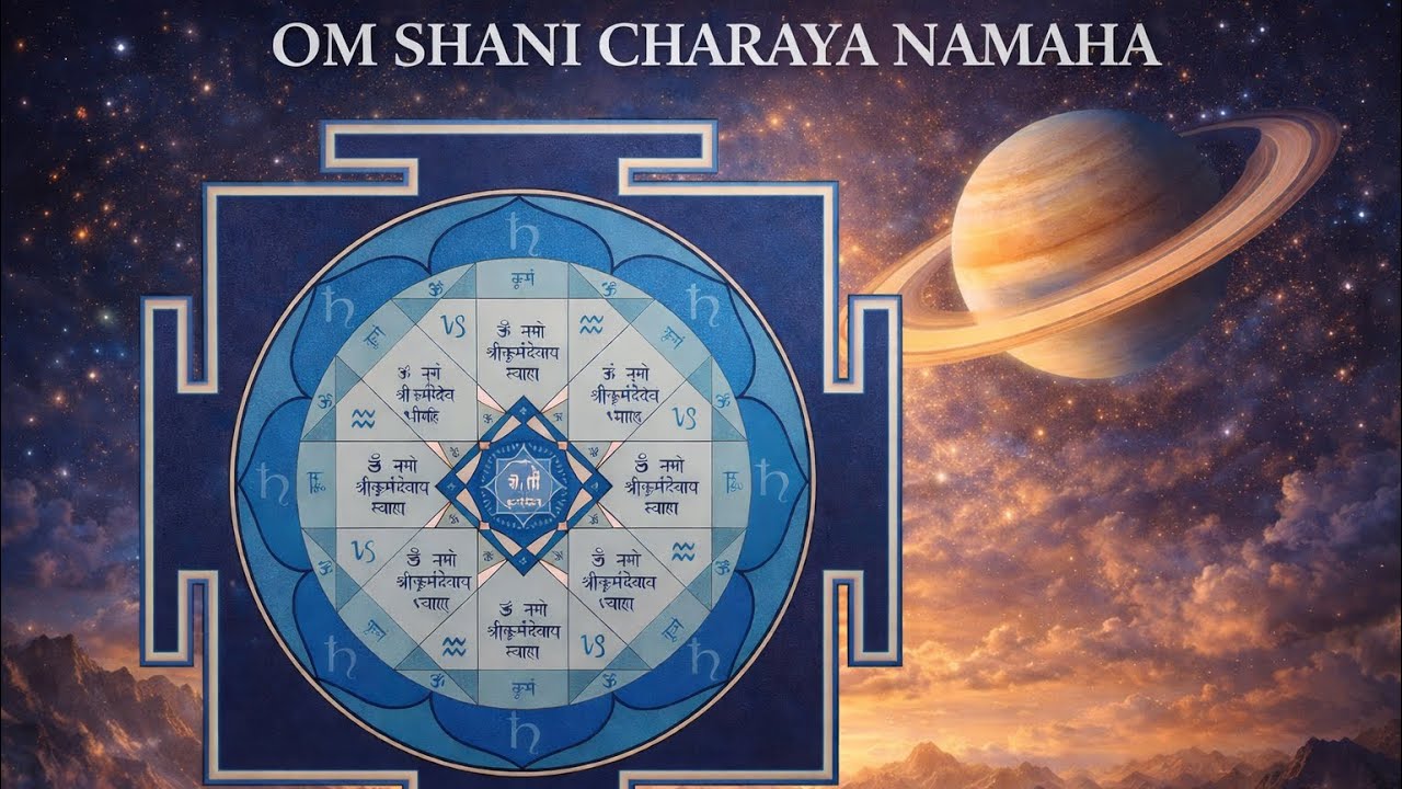 Мантра САТУРНА 108 раз. Saturn Mantra 108 times. Om Shani Charaya Namaha