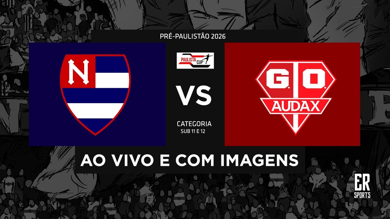 NACIONAL X AUDAX - SUB 11 | 26/02/2026 | AO VIVO | PRÉ-PAULISTÃO 2026