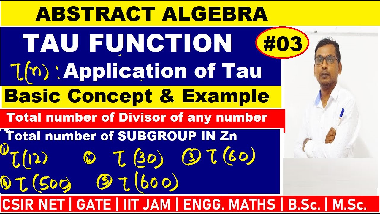 #03 Tau function in Hindi | number of divisor of any number n  | find the values tau(500) | tau(600)
