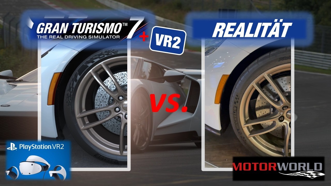 Gran Turismo 7 vs. Realität mit der VR2 auf der Playstation 5 Pro 🎮🚗