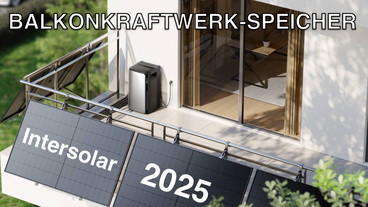 Balkonkraftwerke mit Speicher | INTERSOLAR 2025