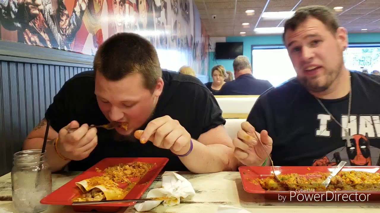 Cazuelas mucho macho burrito challenge!