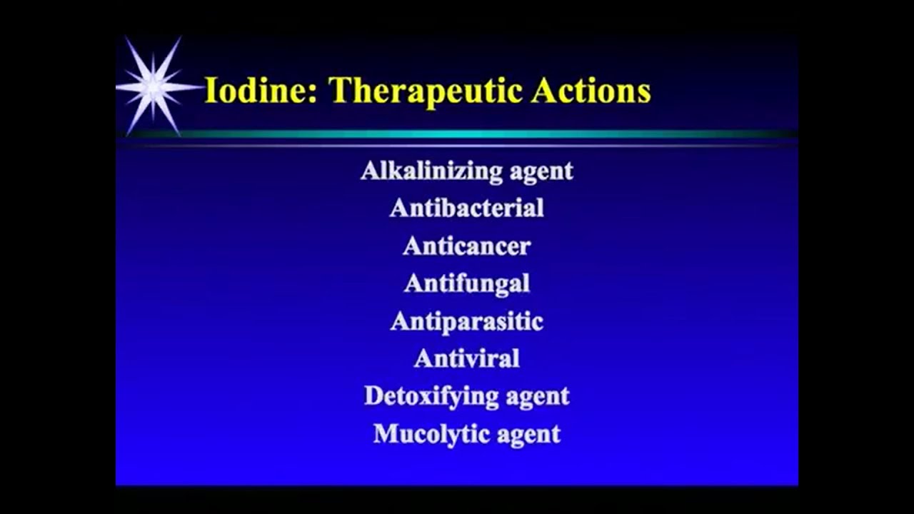 Iodine and Your Health - Dr. David Brownstein MD