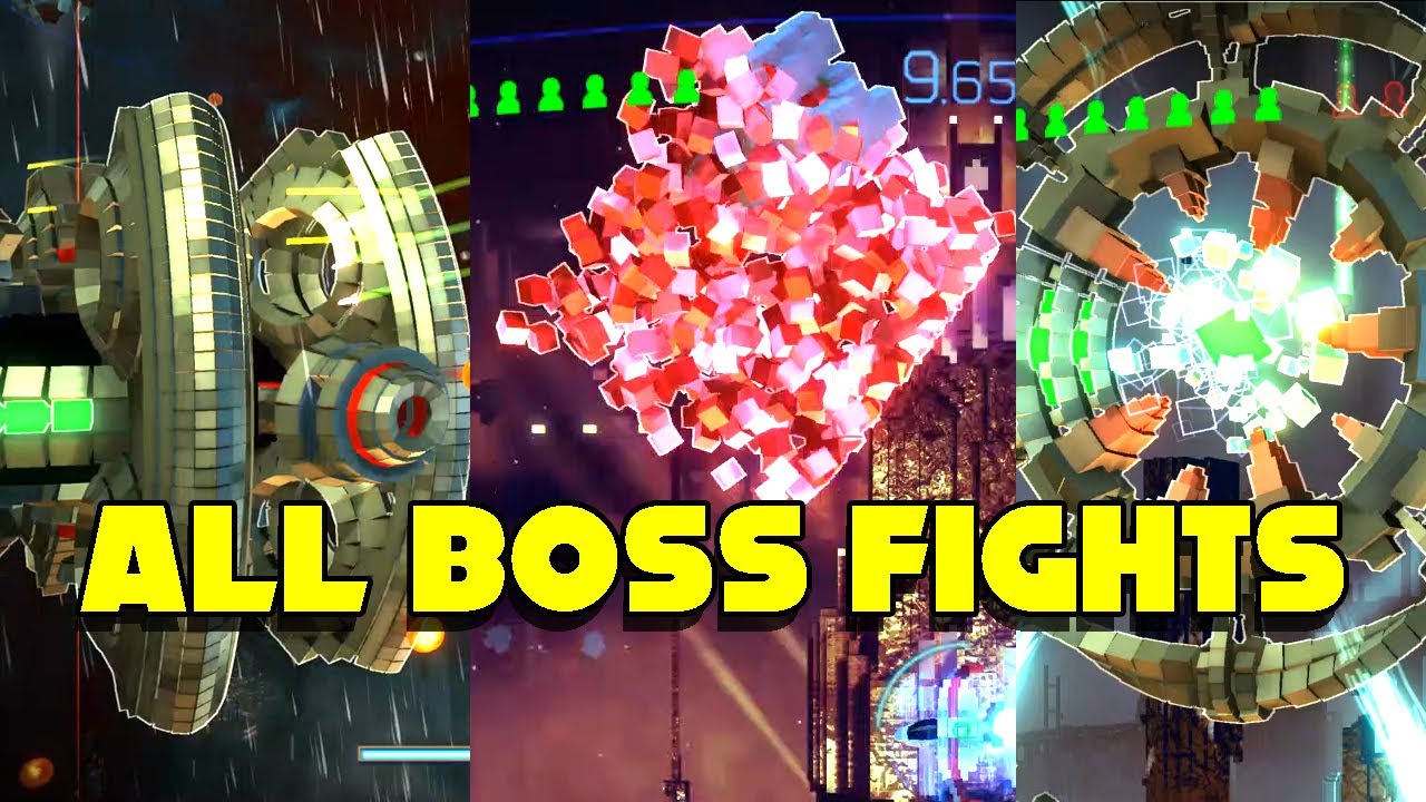 RESOGUN - ALL BOSSES / All Boss Fights on Veteran Difficulty