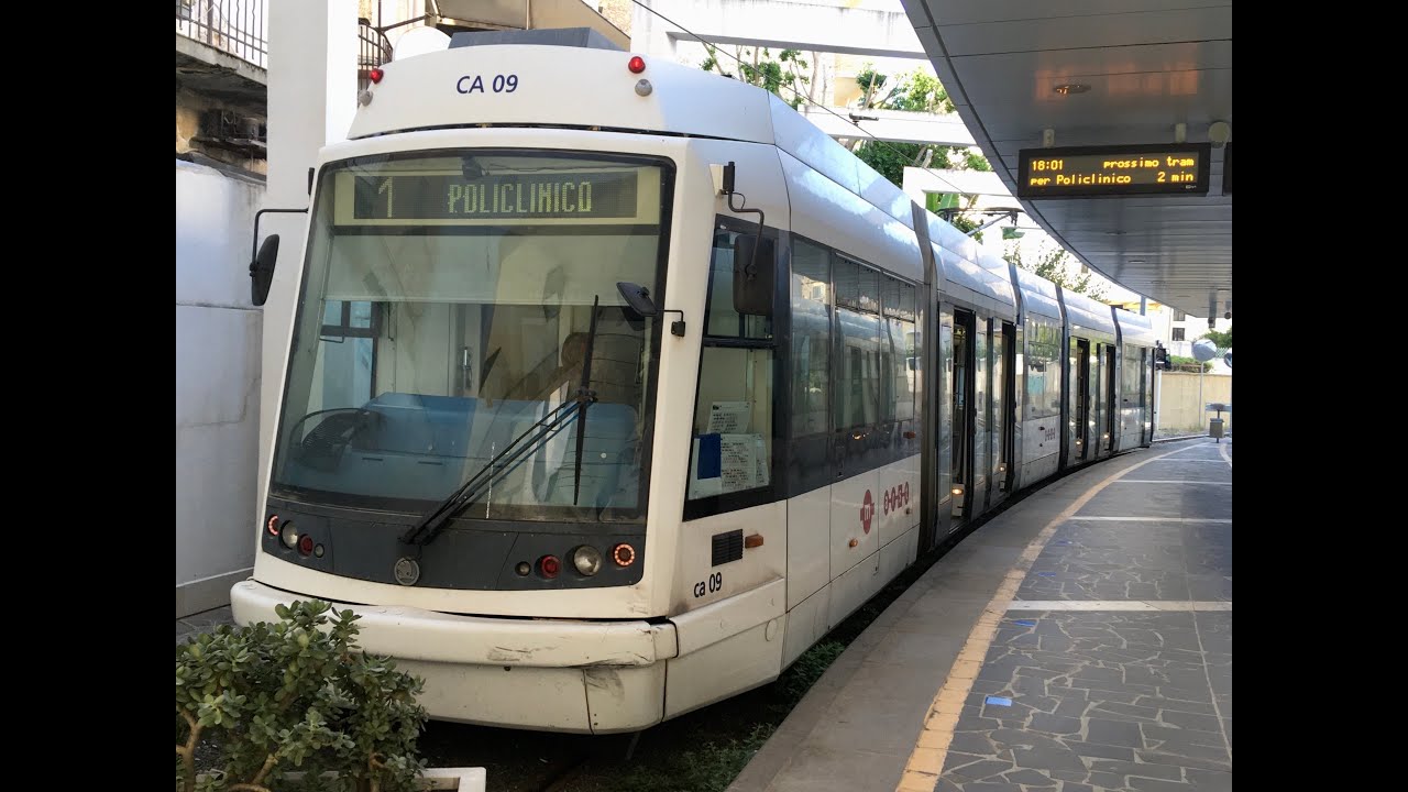 Metrocagliari: tram e treni a Cagliari, Sardegna 2021 - Trams and trains in Cagliari, Italy 2021