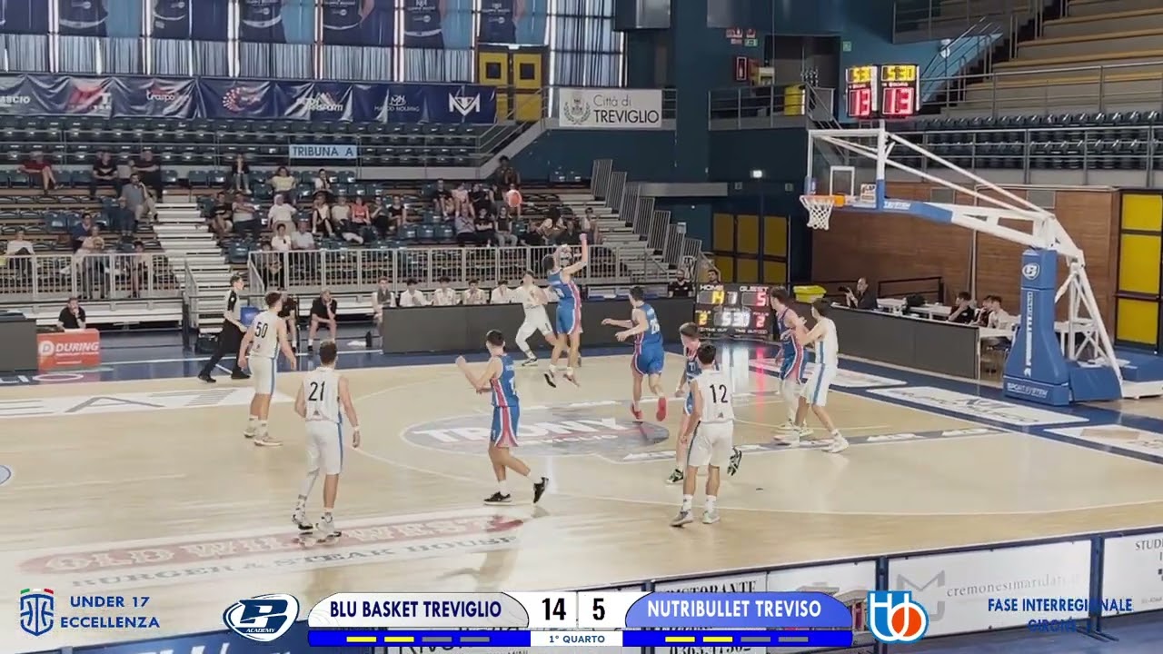 U17:  Blu Basket Treviglio  -  Nutribullet Treviso