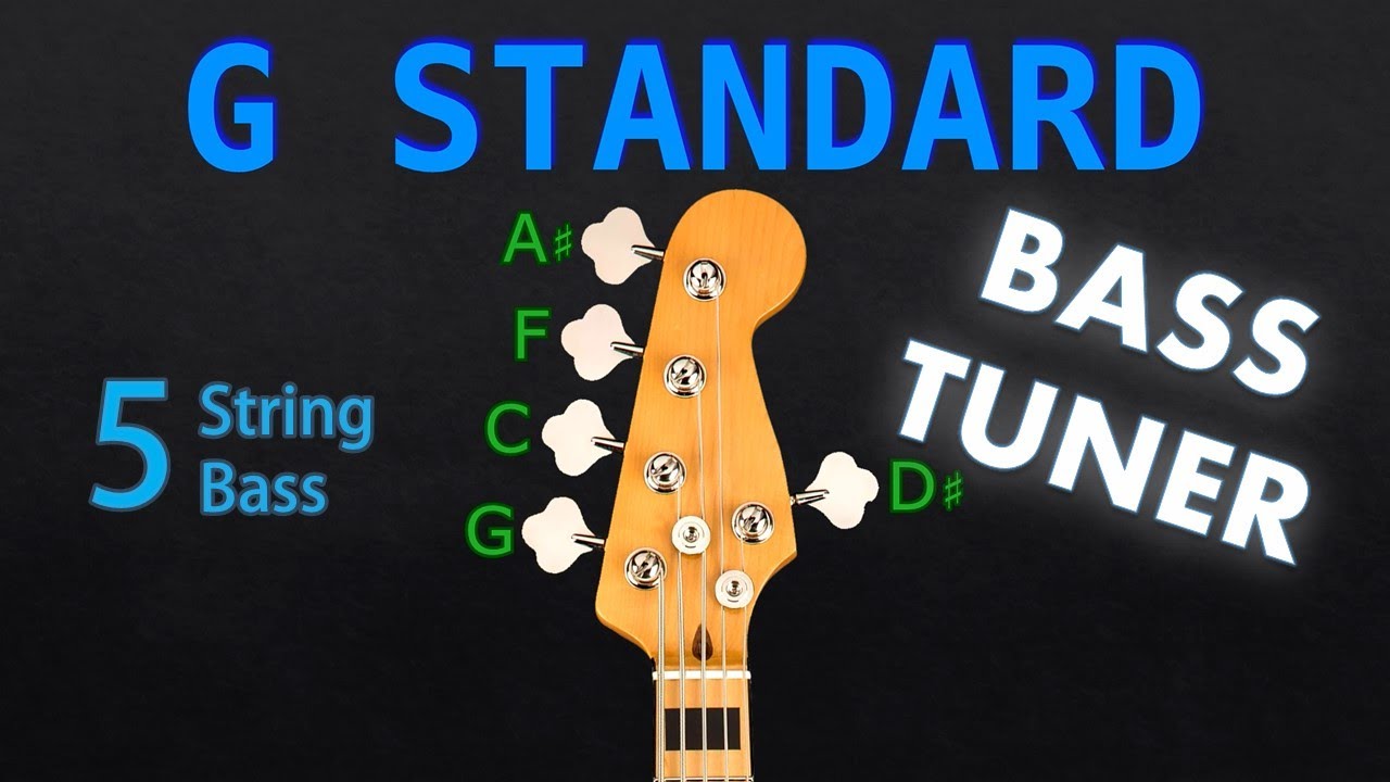 G STANDARD - 5 STRING BASS Tuning (Tuner)