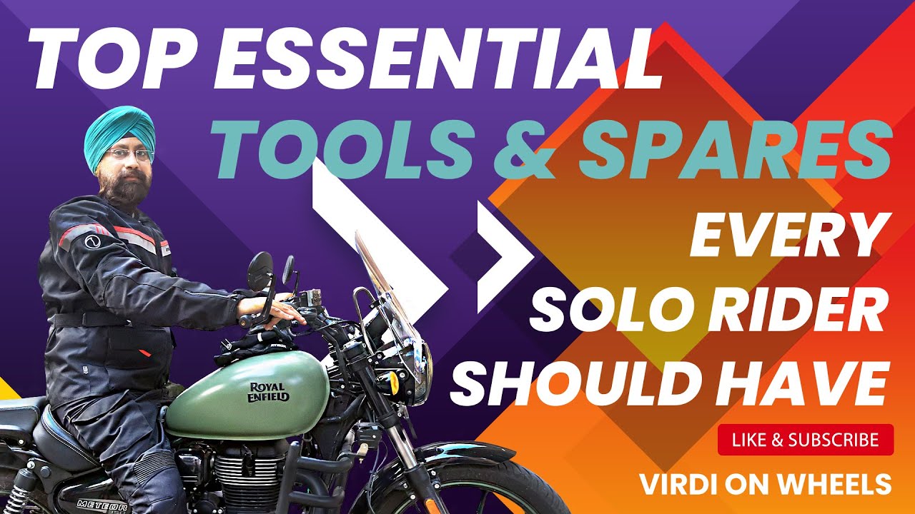 Top Essential Bike TOOLS & SPARES Every Solo Rider Should Carry on the Road!