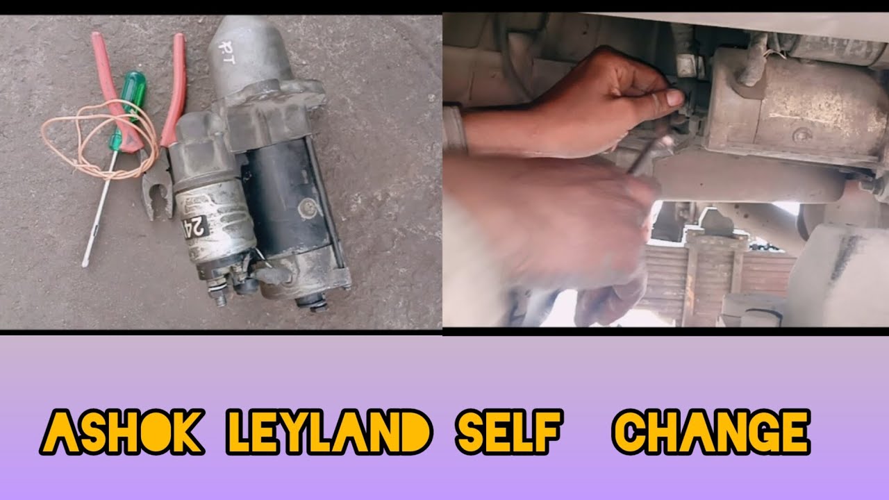 Ashok Leyland Bs4 Self Start Problem | Ashok Leyland Bs4 Wiring.