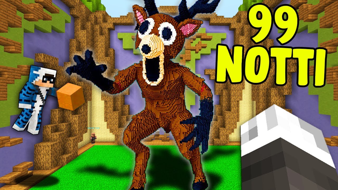 COSTRUIAMO 99 NOTTI NELLE BUILD BATTLE DI MINECRAFT