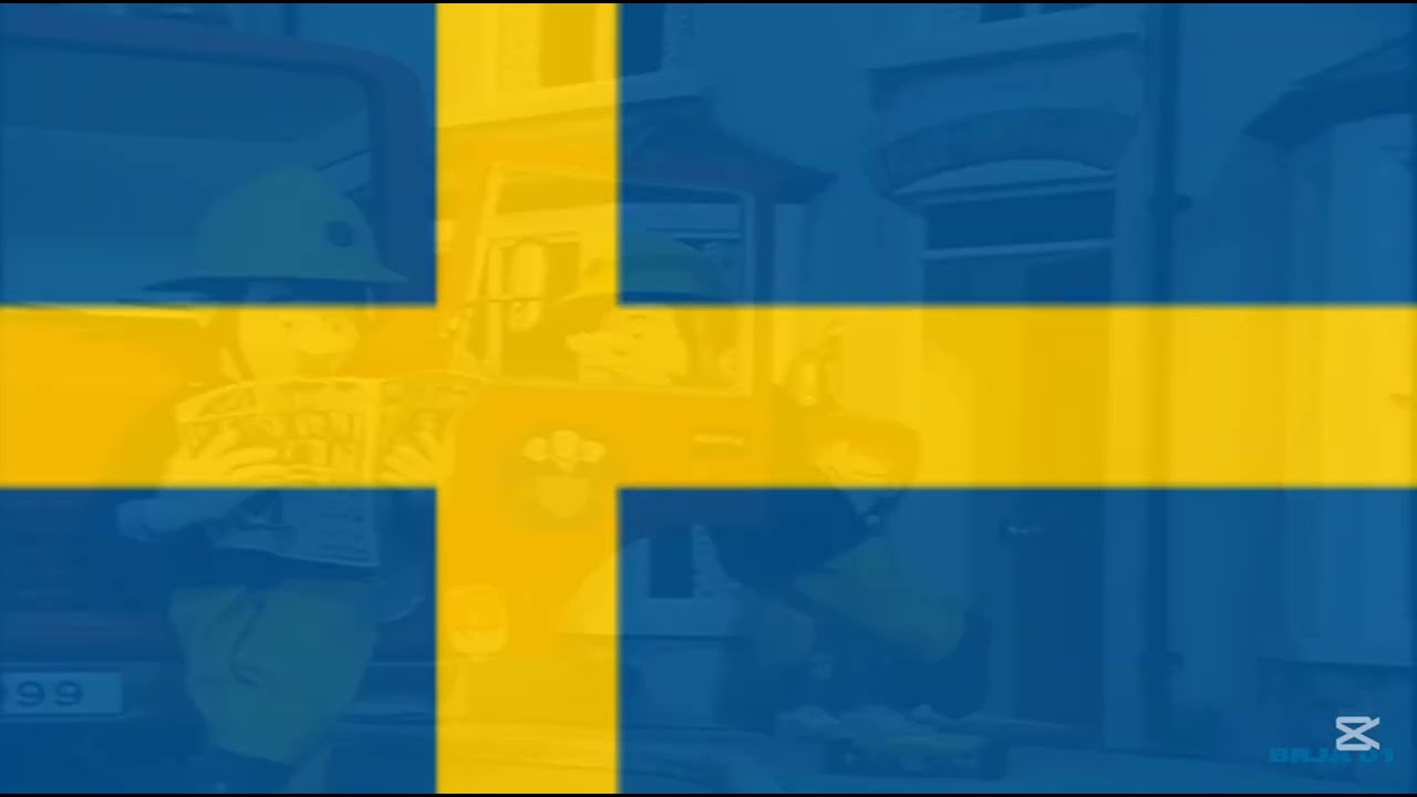 Brandman Sam (Standard Swedish Fireman Sam)  - 1987 Theme (FANMADE)