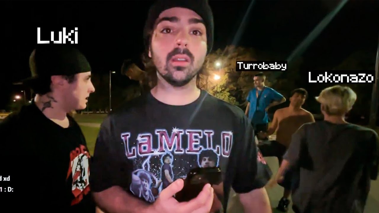 IRL SKATEPARK CON TURROBABY STIFFY LOKONAZO FRANQITOM LUKI HORNET MELIAN y GASPI (completo)