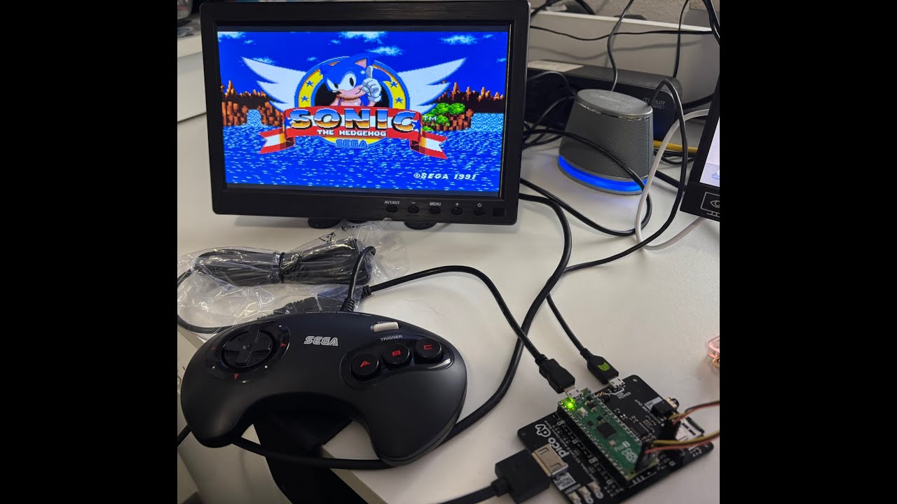 Sega Genesis/Megadrive Emulation on Raspberry Pi Pico 2 / RP2350