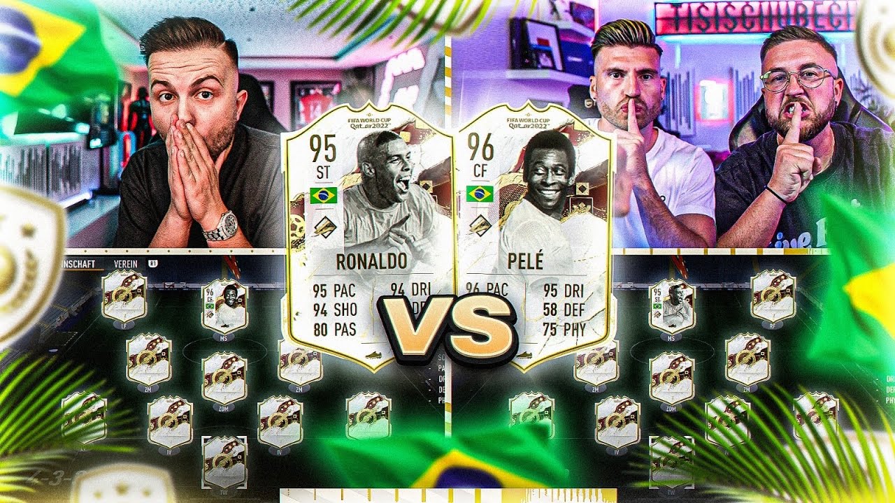 R9 WM ICON vs PELÉ WM ICON Squad Builder Battle ☠️☠️ FIFA 23 SBB vs @TisiSchubech 🔥