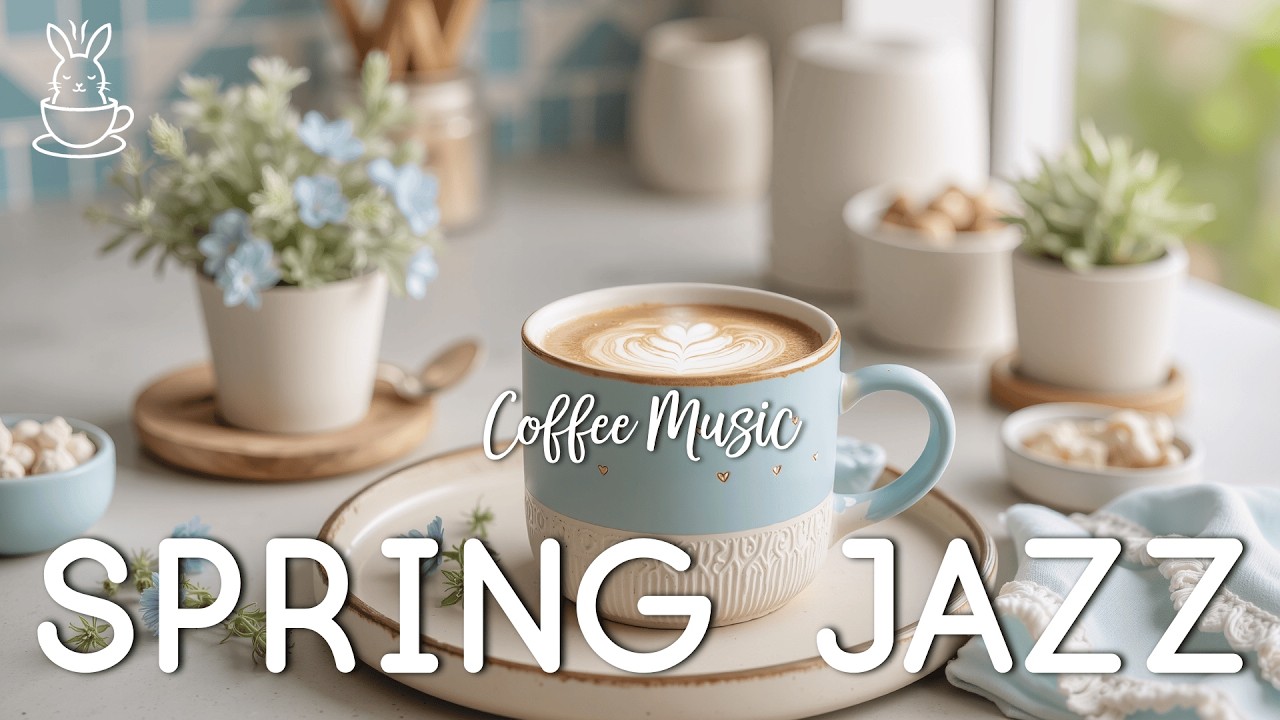 Gentle Spring Coffee Jazz ☕ Soft Bossa Nova and Relaxing Cafe Music for Calm Focus & Cozy Vibes