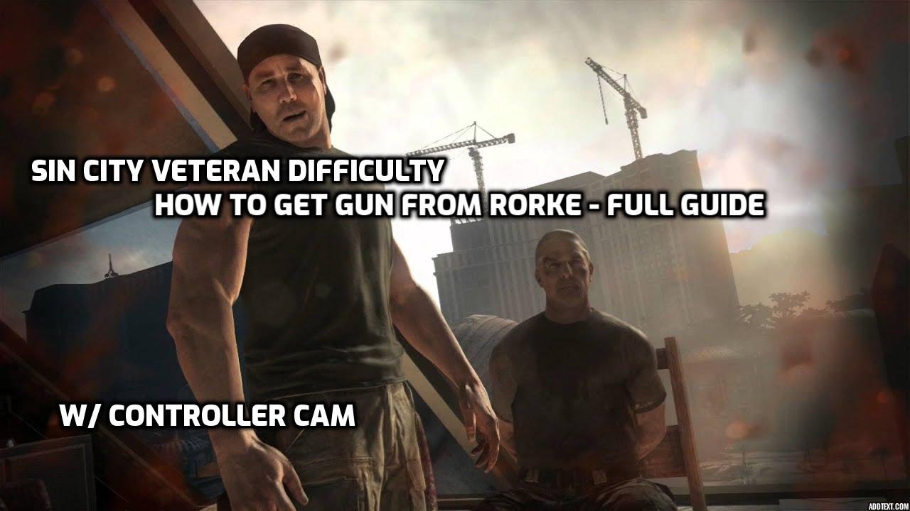 COD Ghosts - Start of Sin City Campaign Glitch Veteran Guide W/Controller Cam