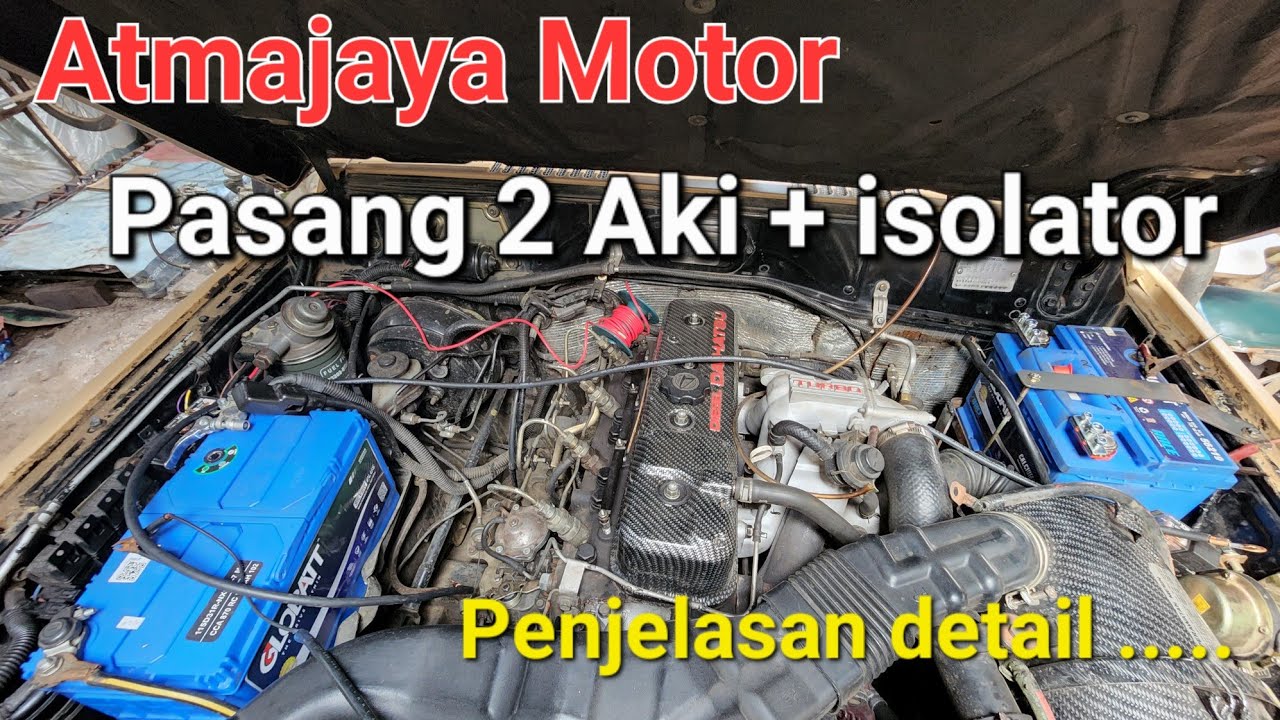 penjelasan lengkap menambahkan 2 atau 3 aki pada mobil offroad, Campervan, motorhome, full Audio dll