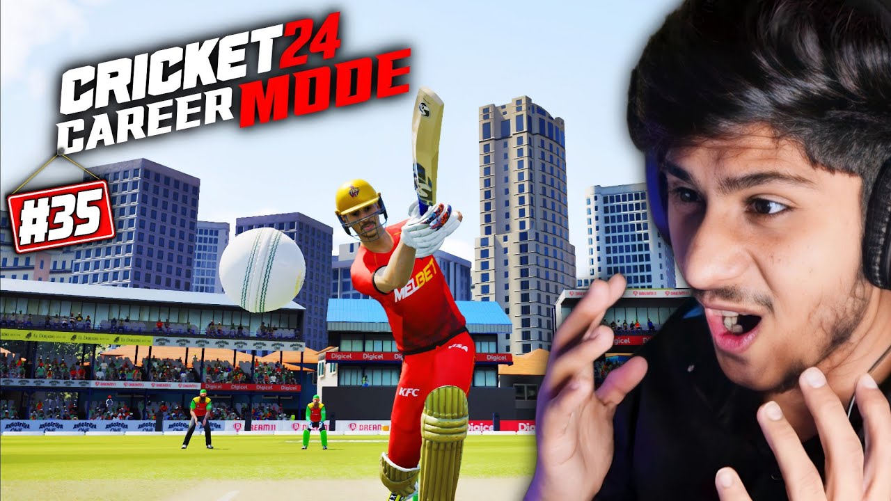 HAT-TRICK & HUNDRED ON CPL DEBUT! | CRICKET 24 CAREER MODE GAMEPLAY #35