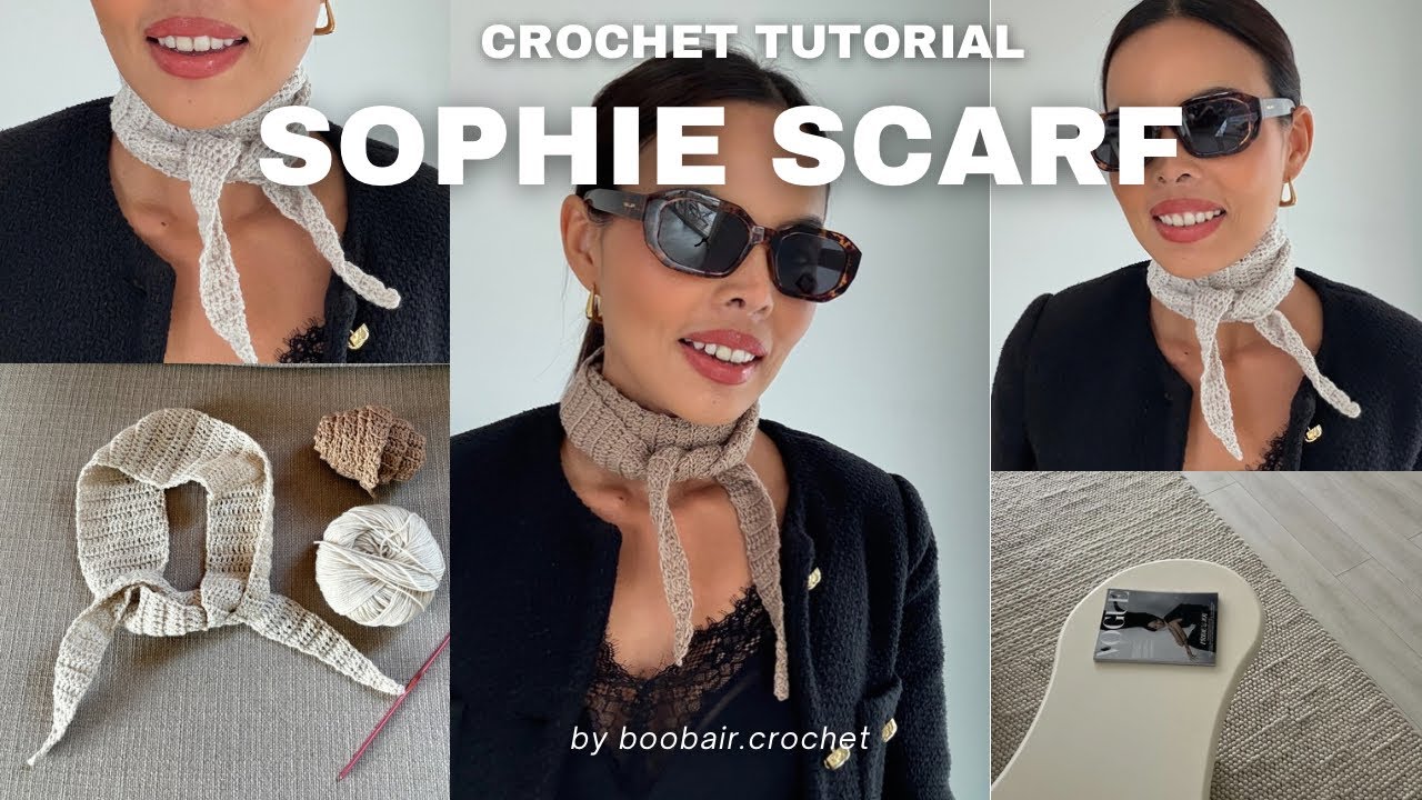 Easy Sophie Scarf Crochet Tutorial | Beginner Friendly 