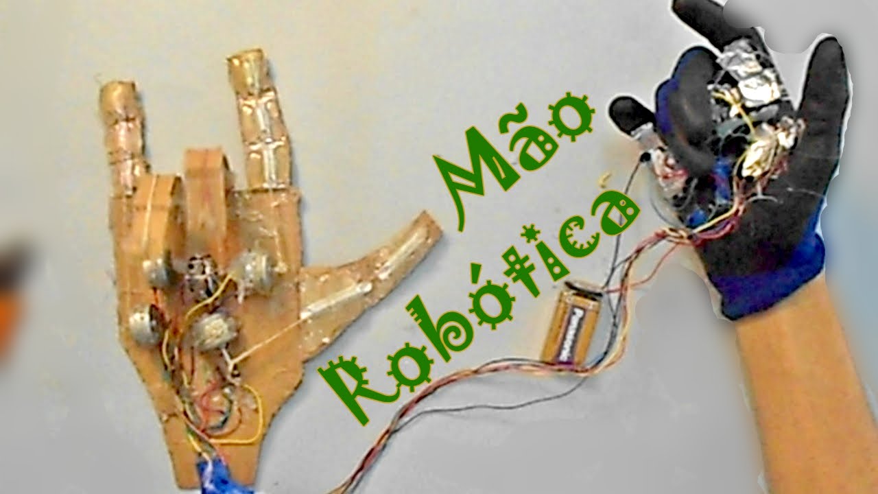 como fazer uma mao robotica