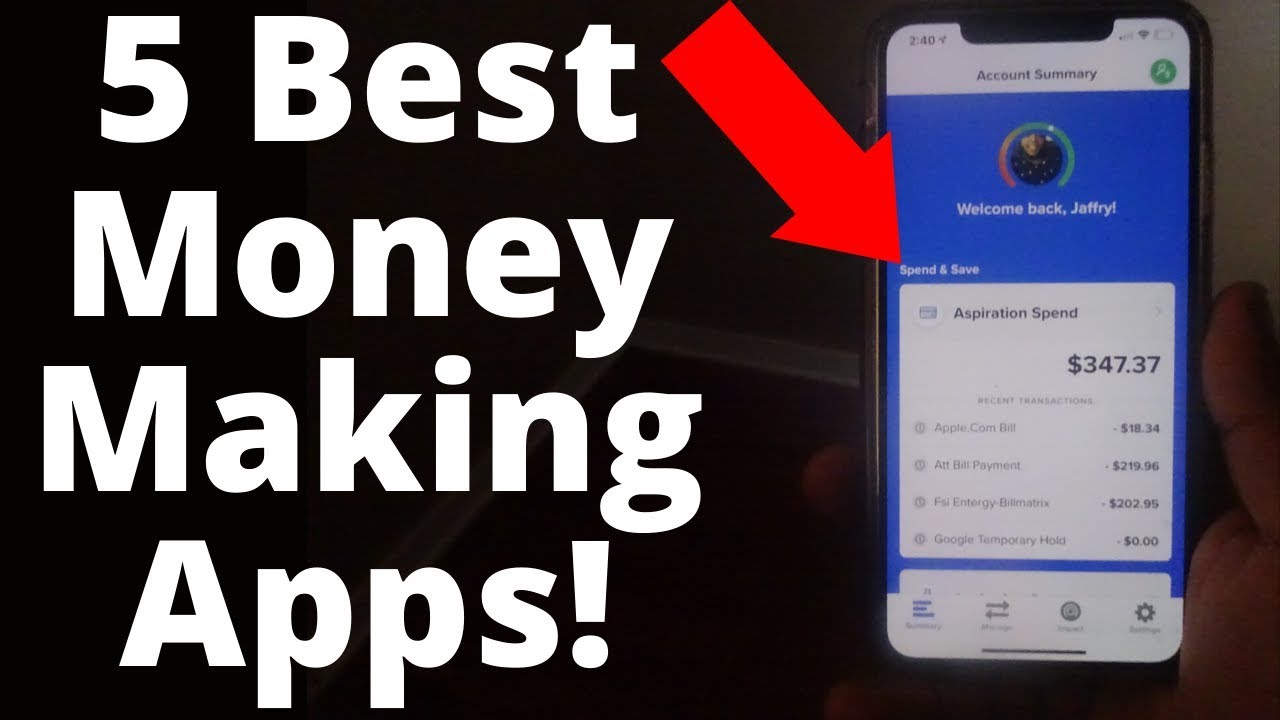 5 BEST Apps To Make Money From Your Phone (2020)