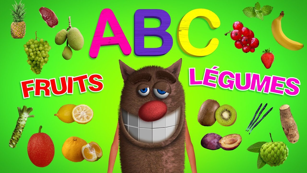 Foufou - L'Alphabet Des Fruits & Légumes (Learn the Alphabet with Fruits & Vegetables for kids) 4k