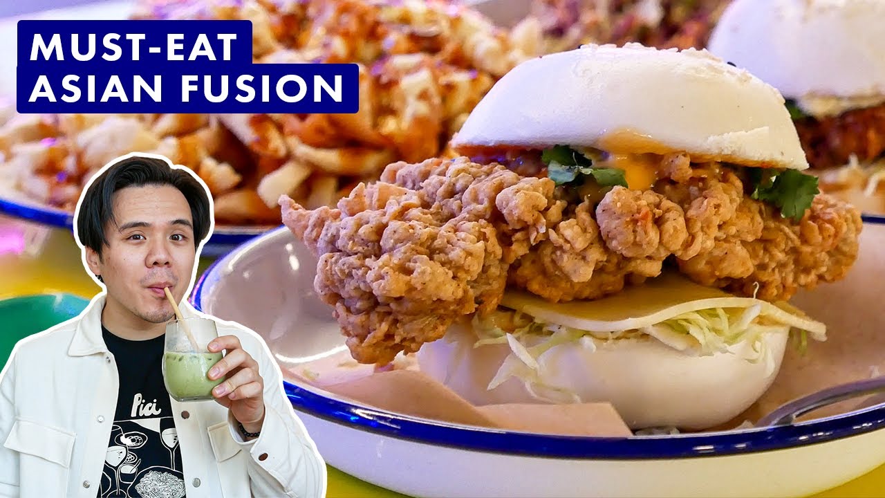 Amazing ASIAN FUSION Burgers and Pastries in Auckland, NZ | Auckland Food Vlog