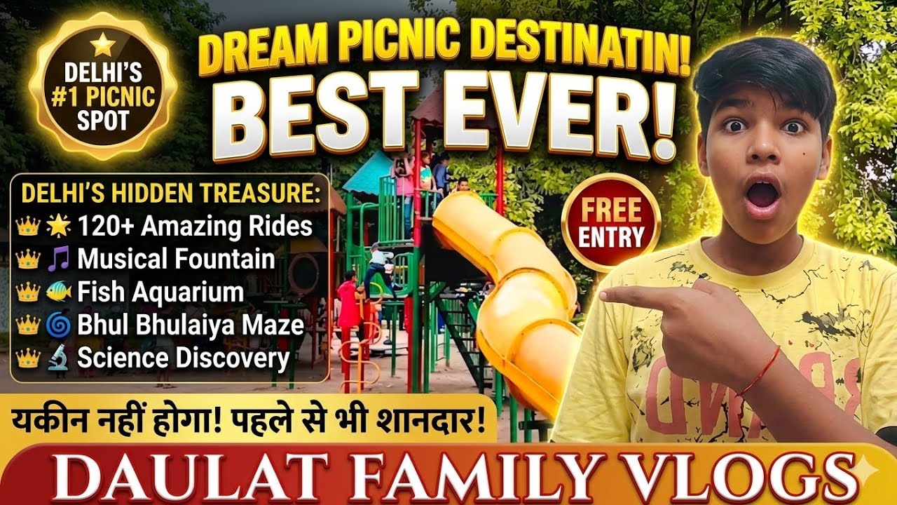 ✨ Children Park India Gate Delhi | Delhi's Best Picnic Spot For Kids - Full Tour