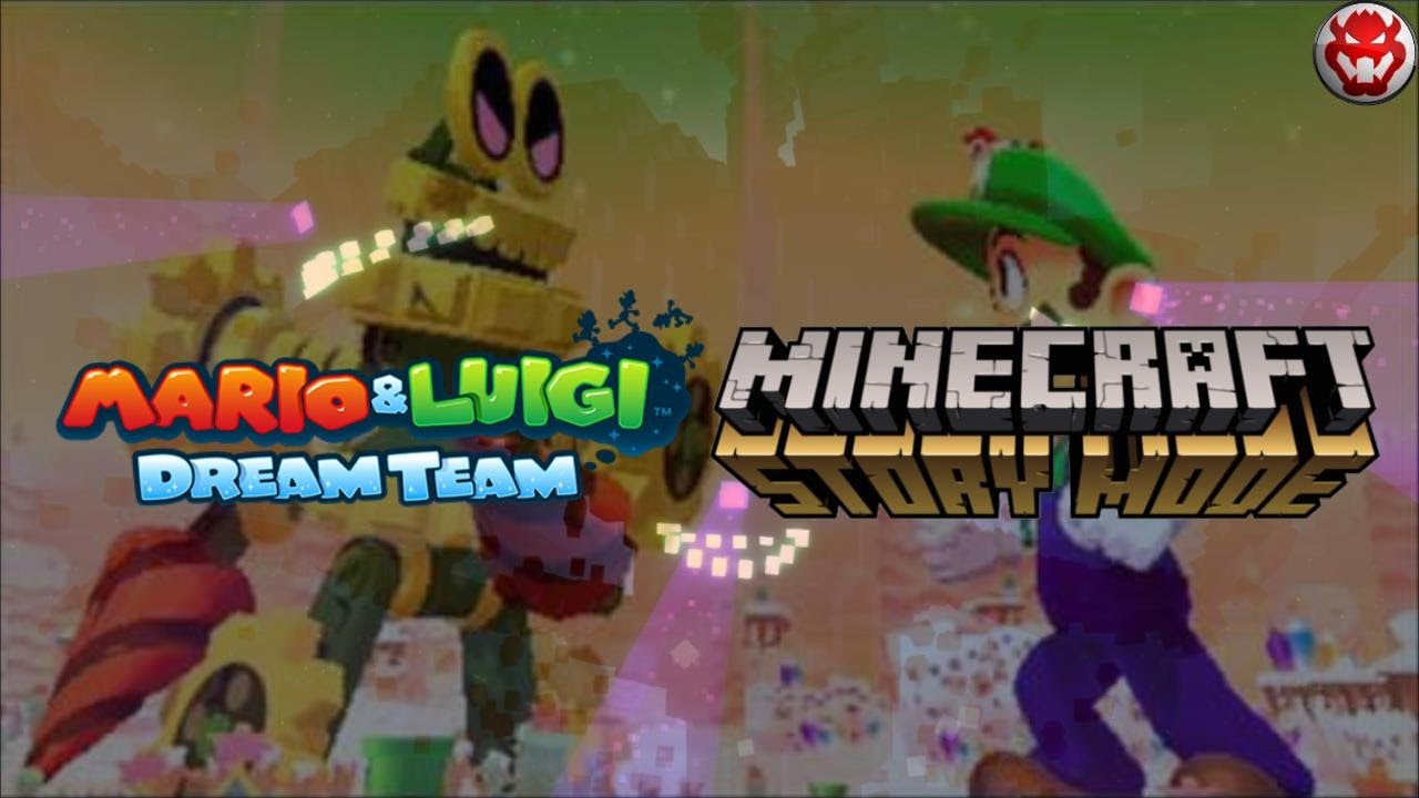 Size Up The Storm - Mario & Luigi Dream Team & Minecraft Story Mode OST Mashup