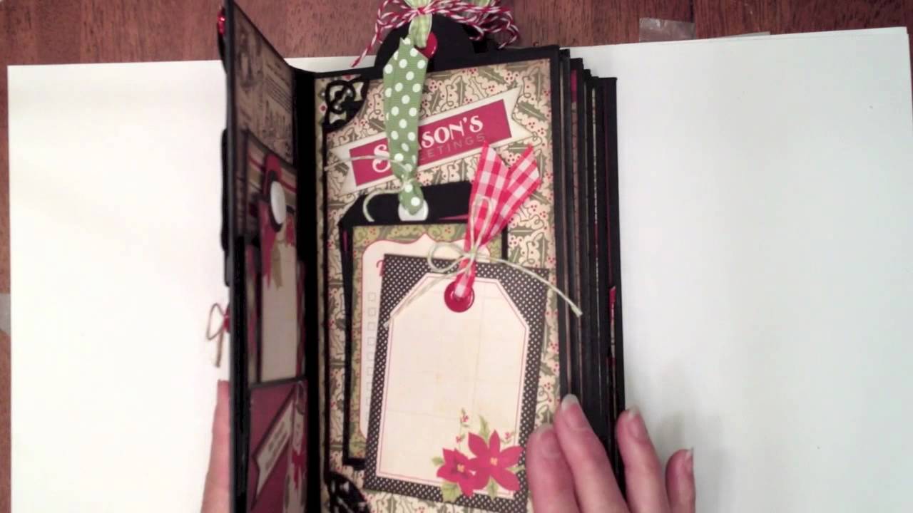 Vertical Paper Bag Mini Album Tutorial