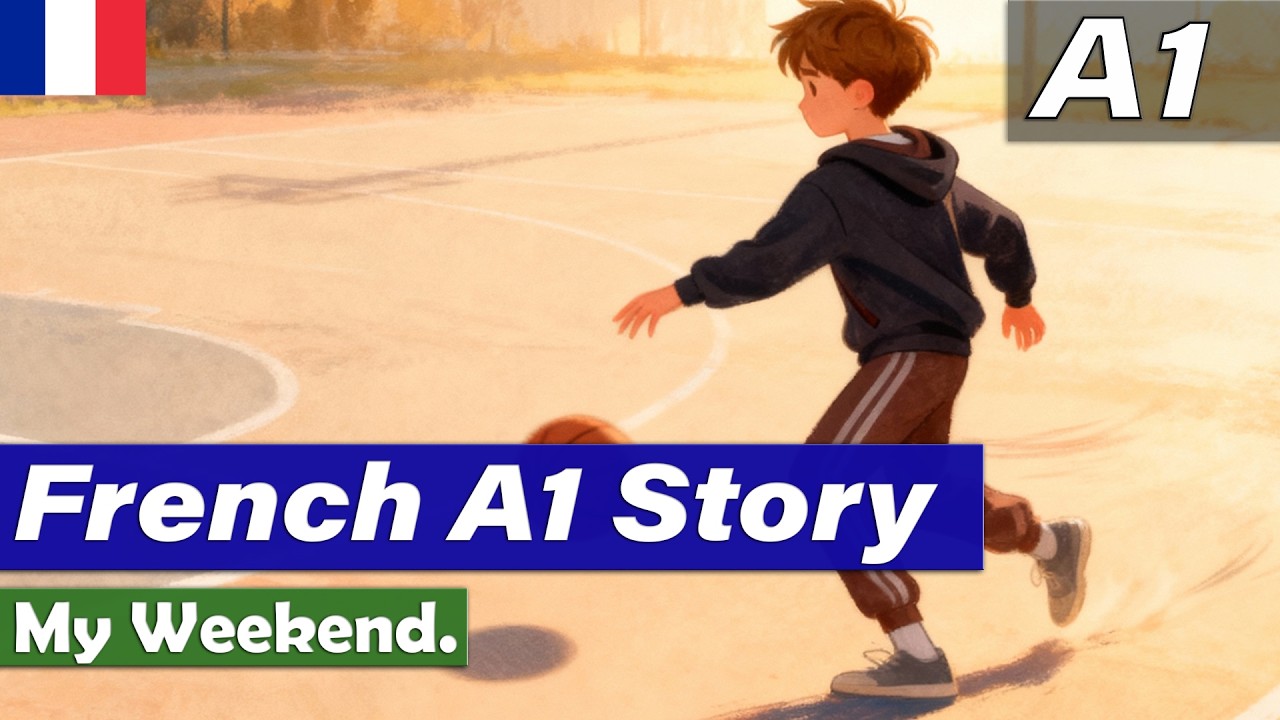 Learn French A1 | My Weekend | Simple Story |