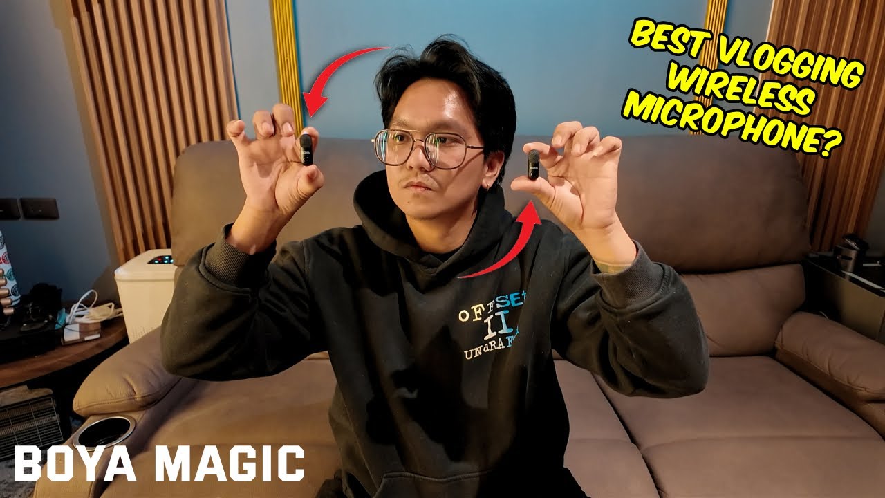 BEST VLOGGING WIRELESS MICROPHONE (BOYA MAGIC) ONE MIC FOUR FORMS #BOYAMagic