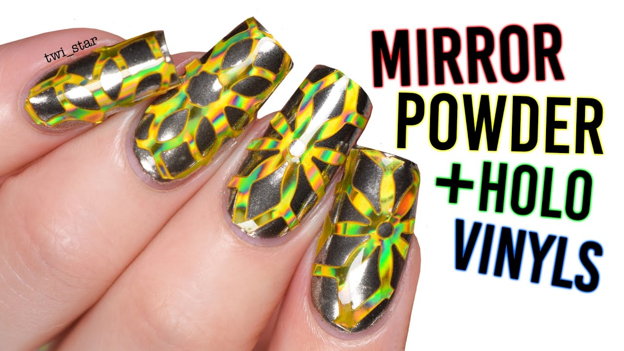 Chrome Mirror Powder & Gold Holo Vinyls! So extra ...
