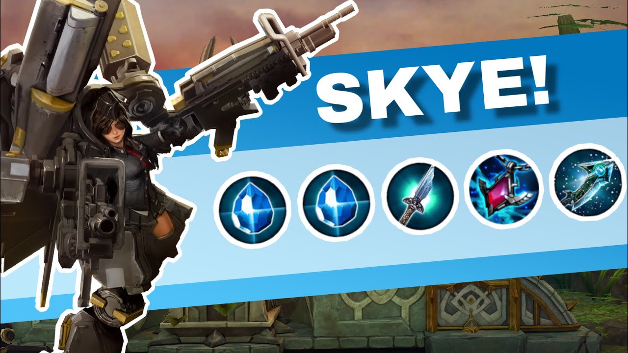 Vainglory Crystal Build Skye Aram Gameplay - Total Annihilation*