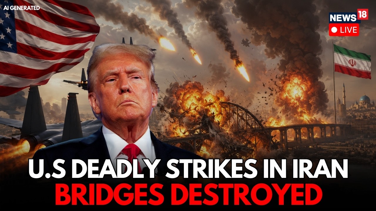 US-Iran War LIVE | Deadly US-Israeli Strikes Hit Iran&rsquo;s Bridges | War Escalation Fears Grow | N18G