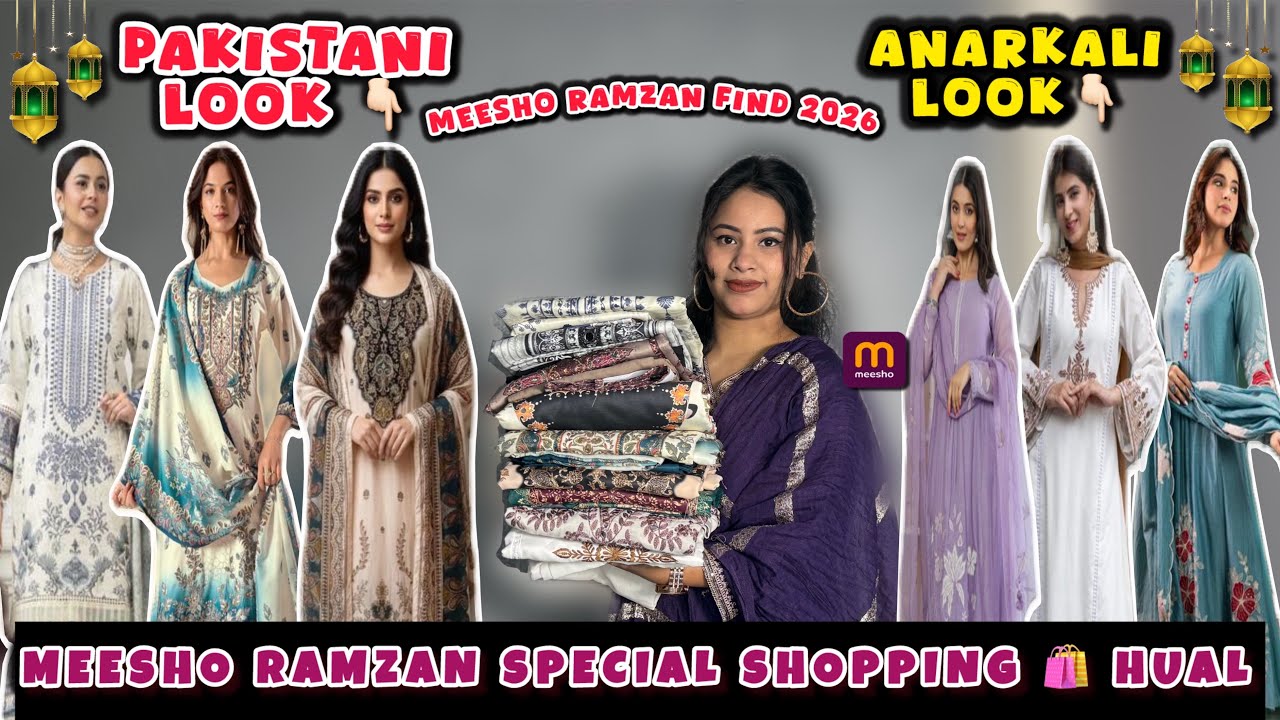 😍💫MEESHO RAMZAN SPECIAL SUITS COLLECTION 🛍️|| Pakistani Suit 🌸\ Cotton Anarkalis 🤩#meeshohaul 
