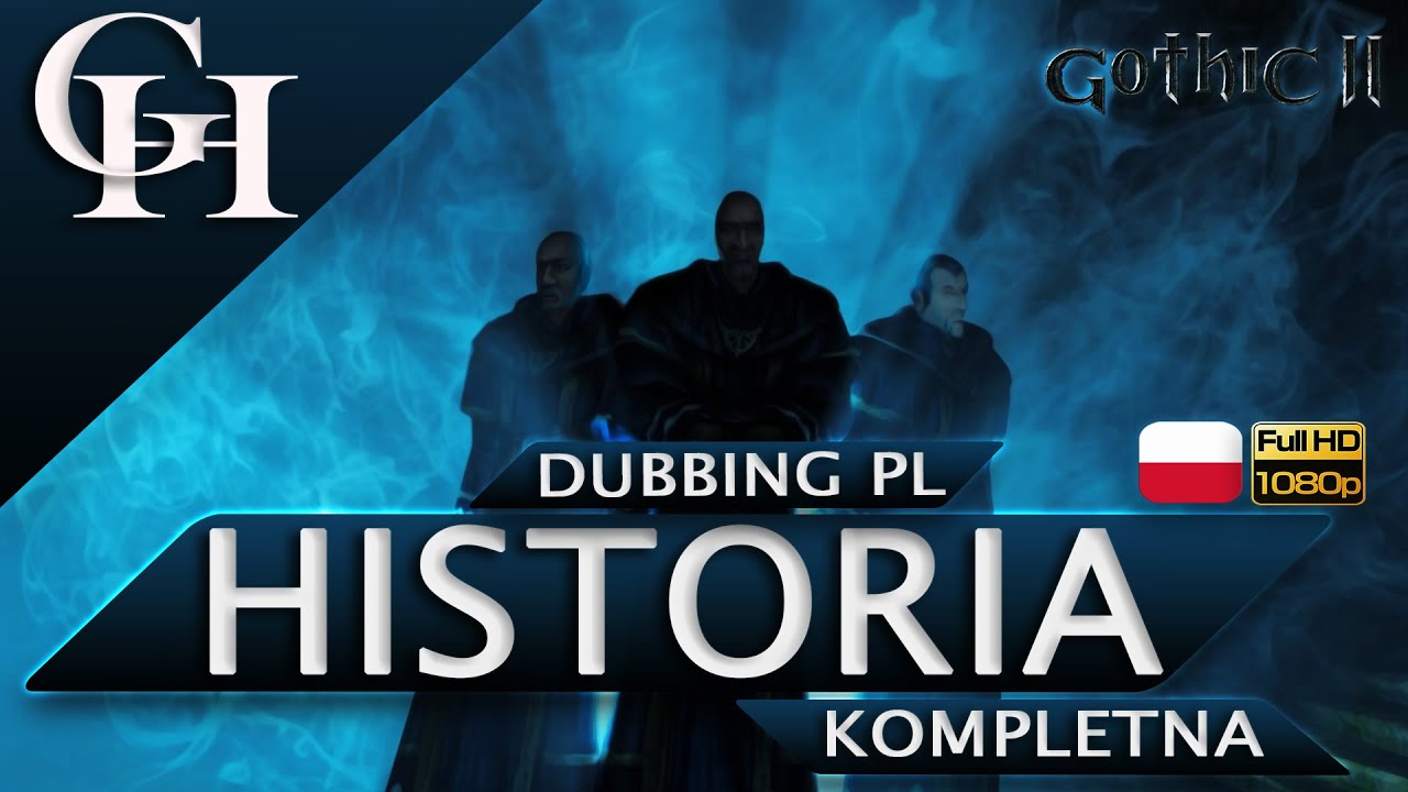 GOTHIC 2: NOC KRUKA [GROWY FILM DUBBING PL] KOMPLETNA HISTORIA Z GRY [CUTSCENKI/GAMEPLAY] [WYŁ. HUD]