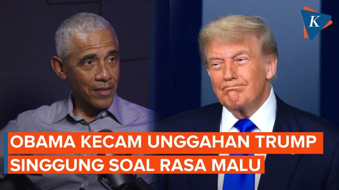 Obama Respon Unggahan Video Trump, Singgung Rasa Malu Publik