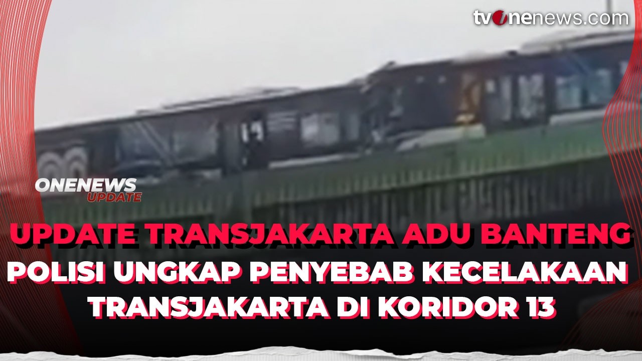 2 Bus Transjakarta Adu Banteng, Sopir Ngaku Tertidur saat Mengemudi | OneNews Update