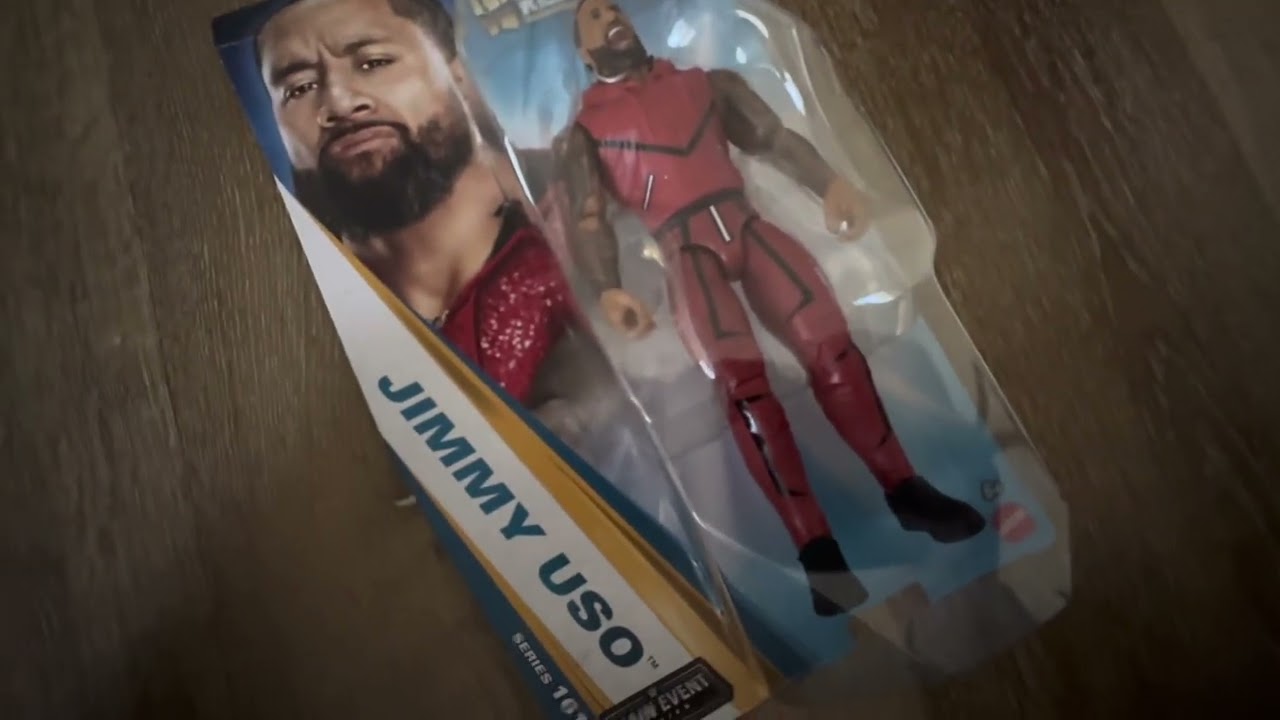 WWE BASIC JIMMY USO WRESTLEMANIA BASIC ACTION FIGURE REVIEW 
