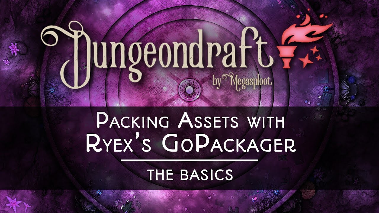 PACKING ASSETS FOR DUNGEONDRAFT - Ryex's GoPackager | THE BASICS (Objects Only)