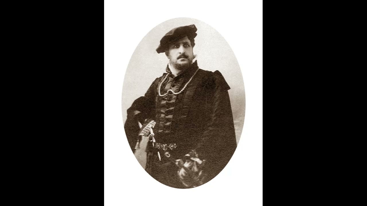 Mattia Battistini (baritone) - O santa medaglia...Dio possente ('Faust' - Gounod) (1911)